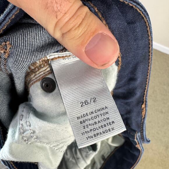 Stylus Bootcut Denim Dark Wash Blue Jeans US Women's 26 - Picture 4 of 7